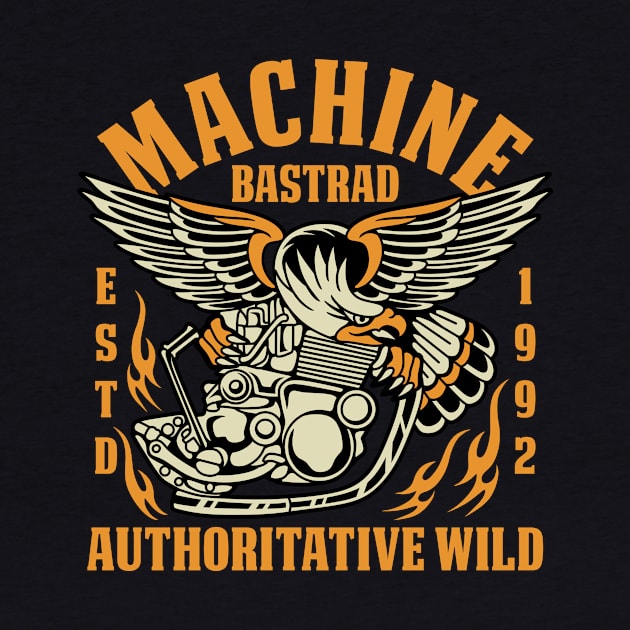 Machine motorcylce by Abrom Rose